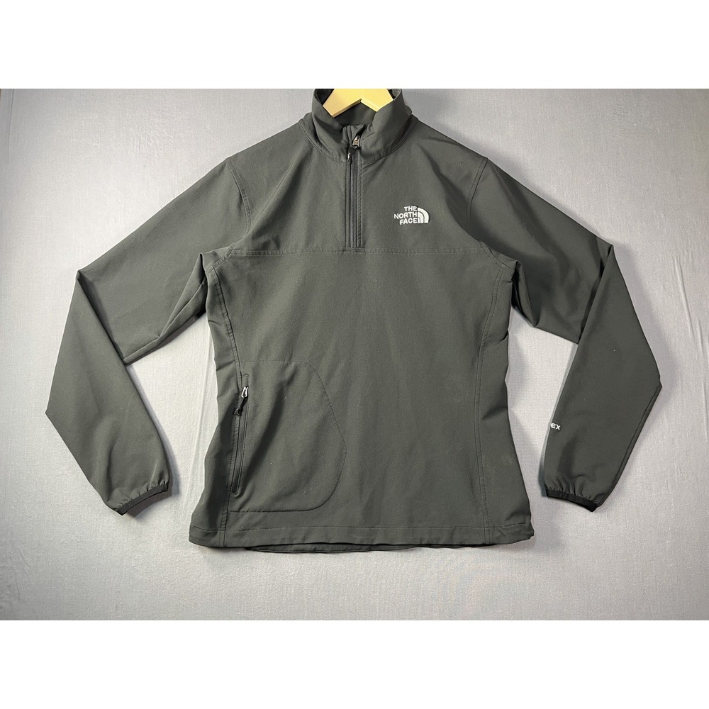 The North Face Womens 1/4 Zip Performance Pullover Sz Medium Polyester blend
